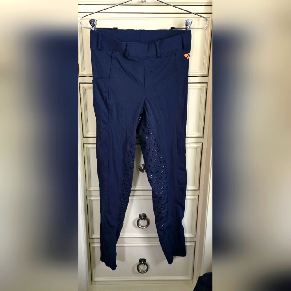 Navy riding tights Adult small